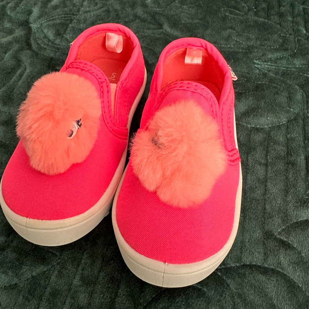 Hot pink sneakers